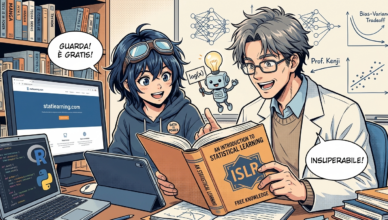 Due ragazzi che leggono un libro gratuito sulla statistica per il machine learning